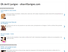 Tablet Screenshot of ohavrillavigne.com
